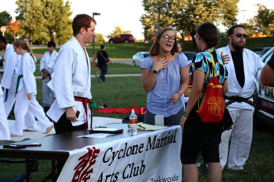 Incoming students participate in day one of Destination Iowa State on Aug. 17. 