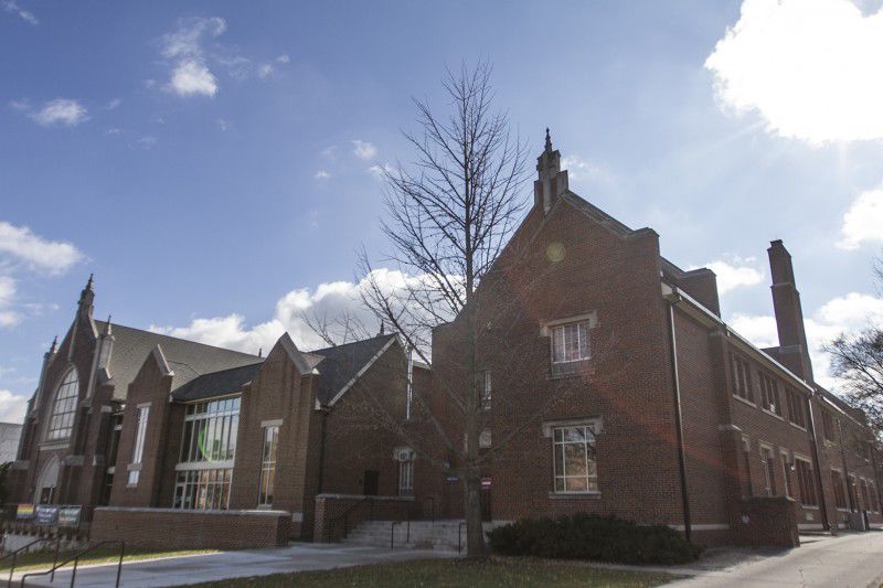 The Collegiate United Methodist Church on Lincoln Way. 