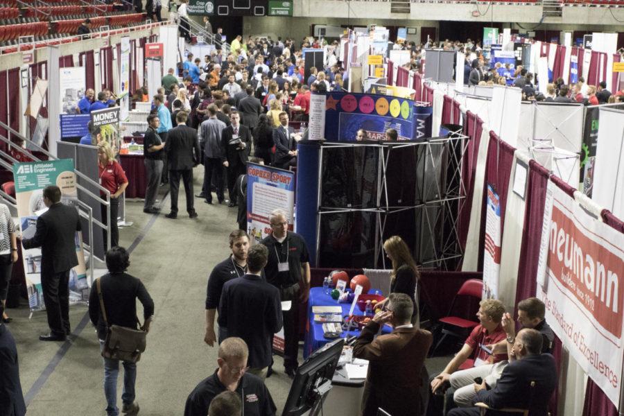 The engineering career fair was held on Sept. 19 in Hilton Coliseum. The fair offered an opportunity for students to make connections with industry professionals and potential future employers.