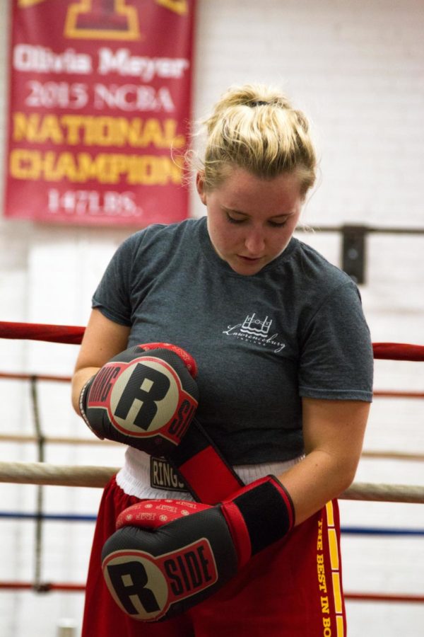 Camryn Linster is a returning All-American for the Iowa State boxing club.