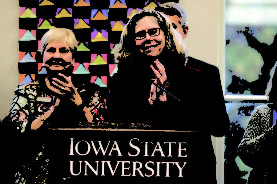 Wendy Wintersteen was named the next President of Iowa State University on Monday. She was unanimously chosen by the board of regents. Wintersteen is the first female to hold the position of President at Iowa State.