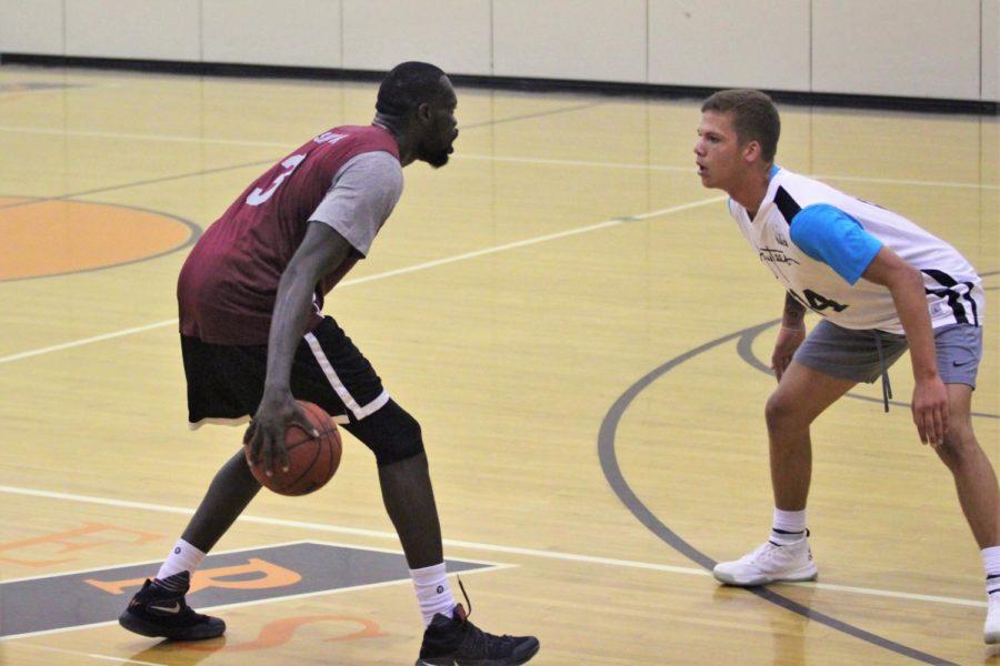On July 9, Marial Shayok faced a defender during a Capital City League game.
