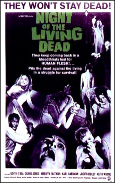 Movie poster for George Romeros Night of the Living Dead (1968)