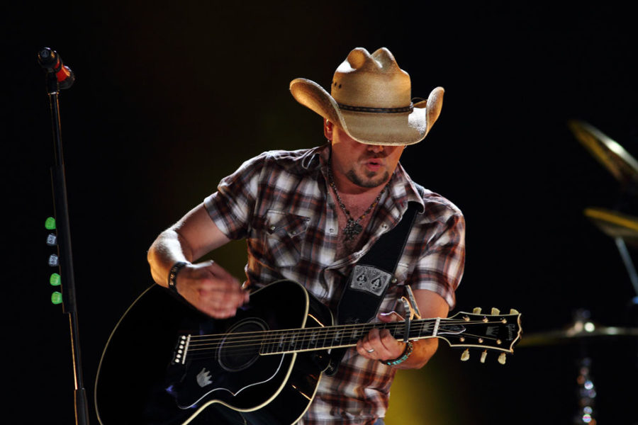Country music artist Jason Aldean was performing at the Route 91 Harvest Festival when shots fired from the 32nd floor of the Mandalay Bay on Sunday, Oct. 1. 