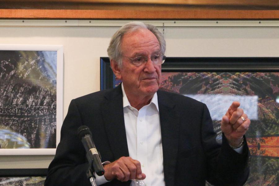 Former Sen. Tom Harkin speaks at the Regent Disability Awareness Summit on Oct. 19, 2017. Harkin was a pioneer in creating the Americans with Disabilities Act, which was passed in 1990. 