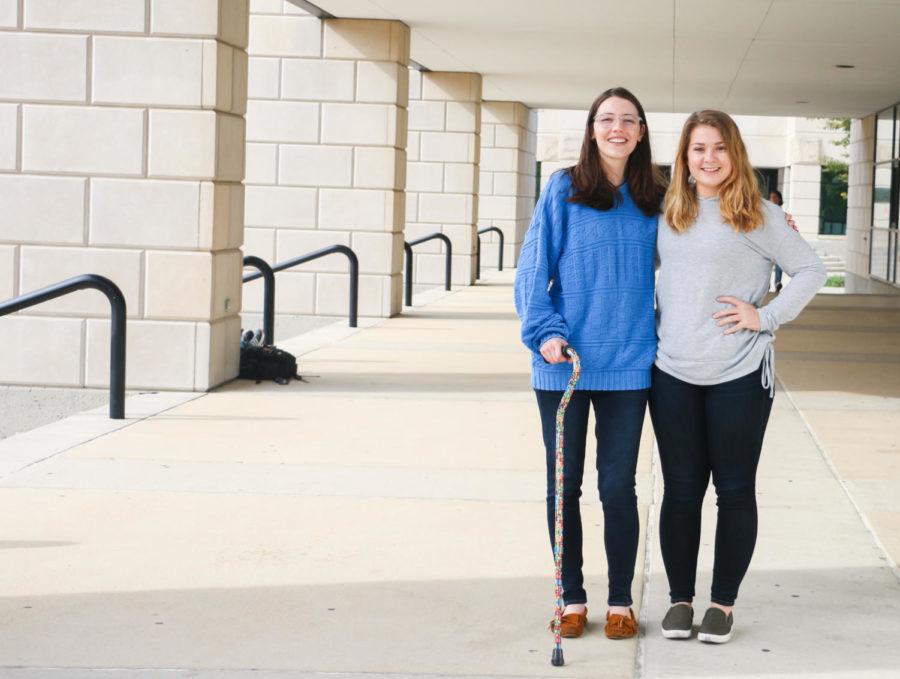 Laura Weiderholt (left) and Taylor Schumacher (right), both have postural orthostatic tachycardia syndrome (POTS), which is a form of dysautonomia that affects the proper functionality of the automatic nervous system. The two met as teaching assistants in their genetics lab. Weiderholt was instrumental in helping Schumacher become diagnosed with POTS last fall.