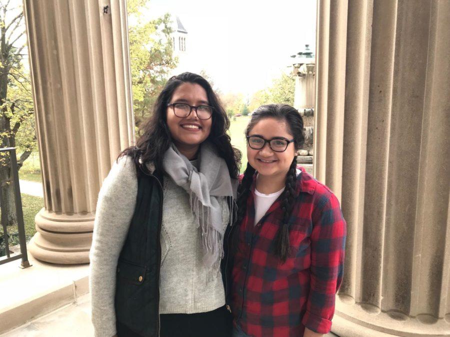 Valeria Cano Camacho (left) and Megan Kemp (right), juniors in agronomy and global resource systems, have become involved in the CALS diversity program through the LEAD IT initiative. 