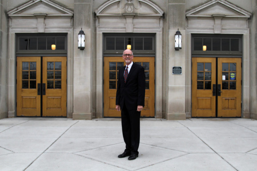 Mayor-elect John Haila in front of Ames City Hall on Nov. 14. Haila is the first mayor-elect in Ames since 2006.