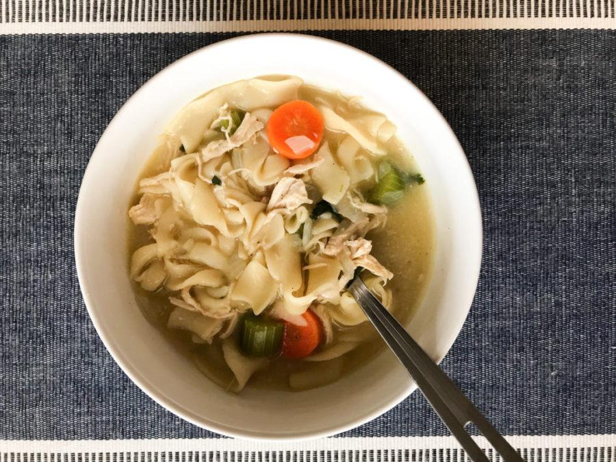 Cold and Flu Home Remedies (Chicken Noodle Soup)