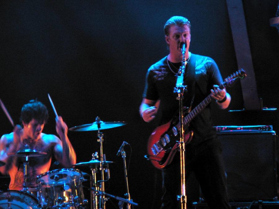 Queens of the Stone Age's lastest LP "Villains" was produced by Mark Ronson.