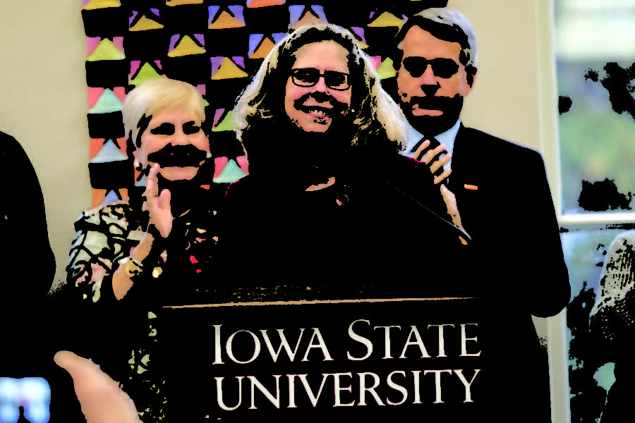 Wendy+Wintersteen+was+named+the+next+President+of+Iowa+State+University+on+Monday.+She+was+unanimously+chosen+by+the+board+of+regents.+Wintersteen+is+the+first+female+to+hold+the+position+of+President+at+Iowa+State.