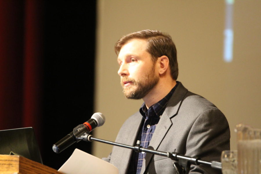 Nick Mullin says that if coal miners in rural Appalachia could leave their jobs, they would - however they need to provide for their families, and there isnt better money in these working class areas. Mullin was a fifth generation miner, and is now an environmental activist and Monday nights keynote speaker for the 2018 Sustainability Symposium.
