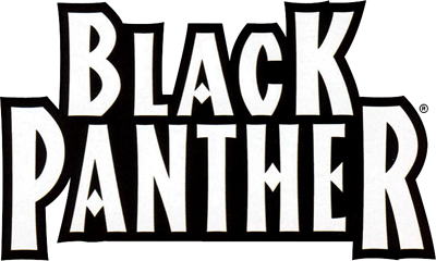 The logo for Marvel Comics Black Panther series.