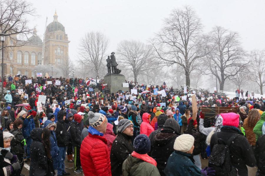 Over a thousand people attended the March For Our Lives protest, which was held at the State Capitol Building in Des Moines.