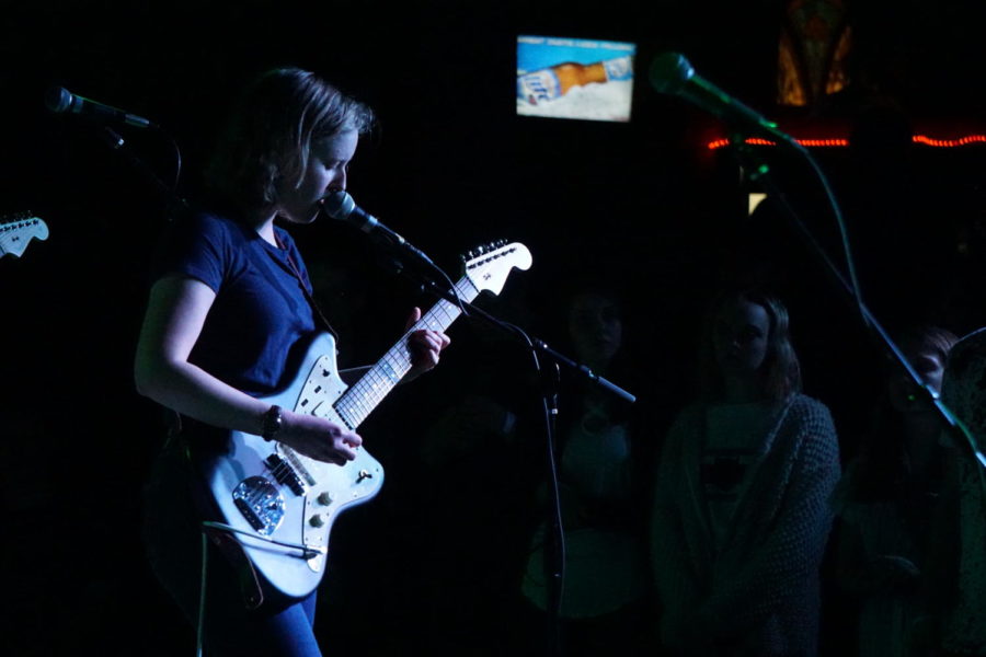 Lead singer and songwriter Kerry Alexander performed at the M-shop on March 8 with Bad Bad Hats. She sang 