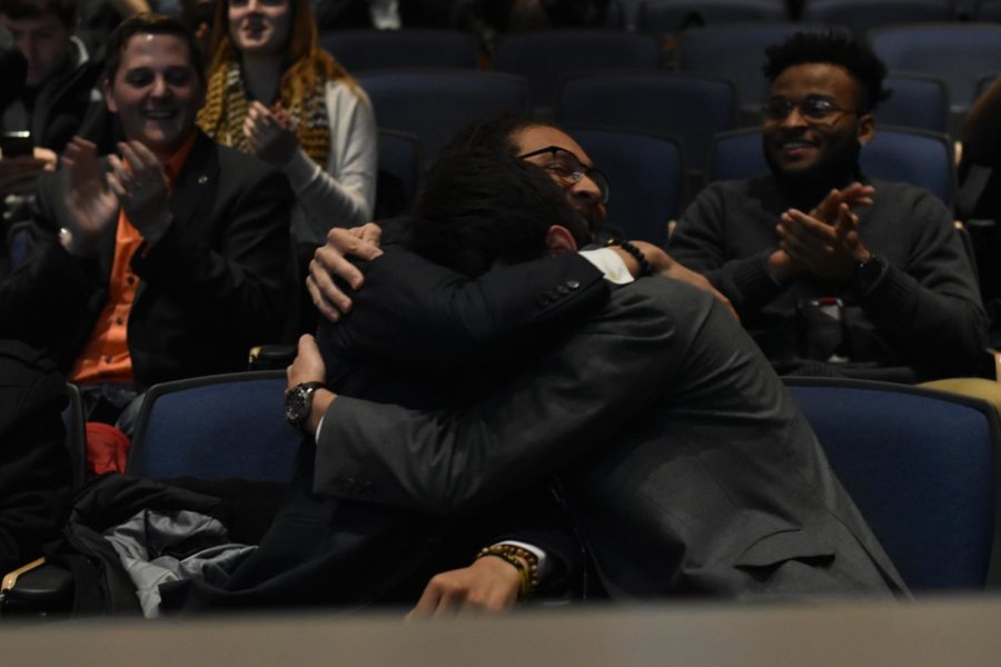 Julian Neely and Juan Bibiloni were announced as Student Governments next president, vice president on Thursday, March 8, 2018. 