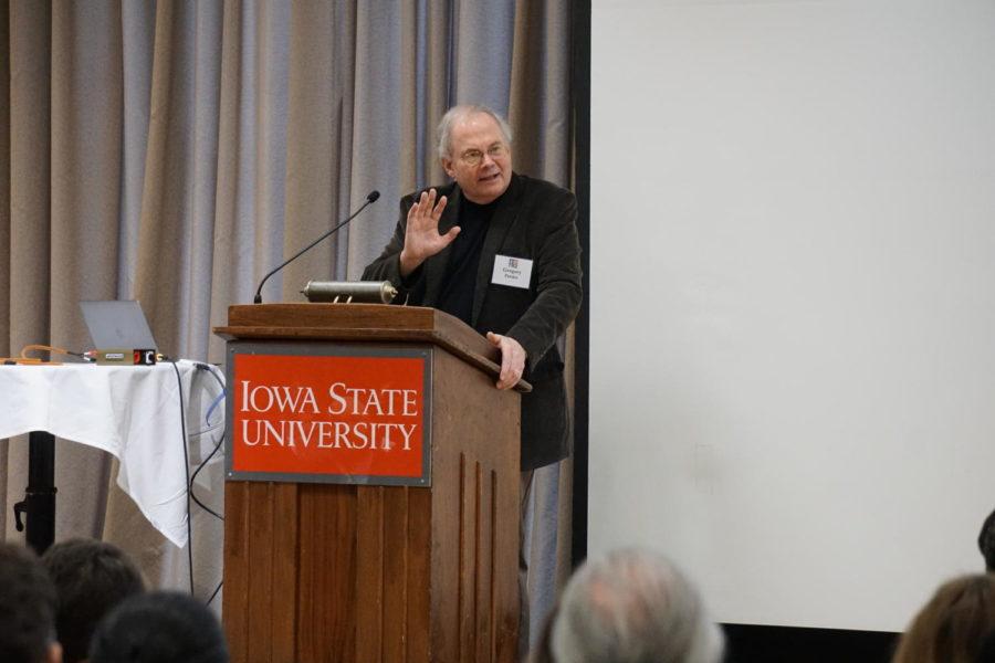 Keynote speaker Gregory Petsko spoke at Iowa States second annual Research Day on March 27th. Petsko spoke to the audience mainly about how the most educated people were more artistically driven than science driven, and colleges should encourage students to get the most rounded education they can. He mentions that the most famous science institutions sought out the most creative and imaginative people, no matter their pedigree. 