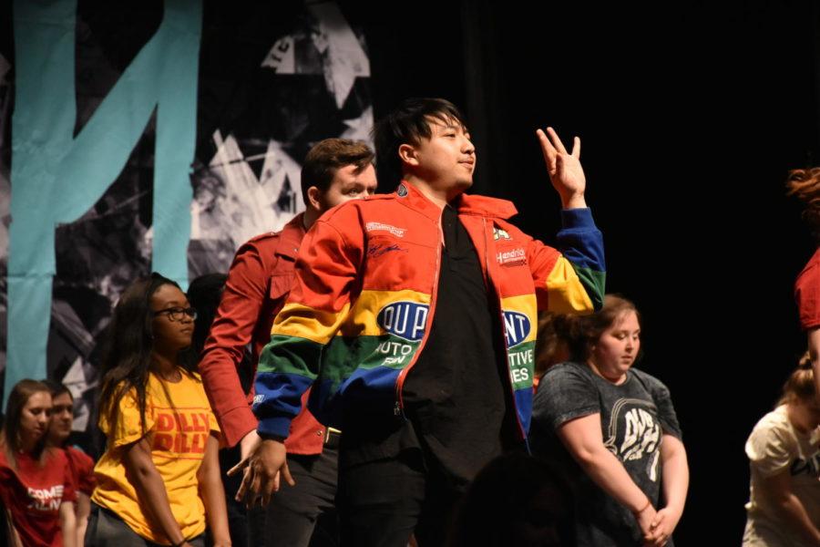 The ISU Hip Hop Dance Club, Dub H, rehearses before their first show on April 14, 2018.