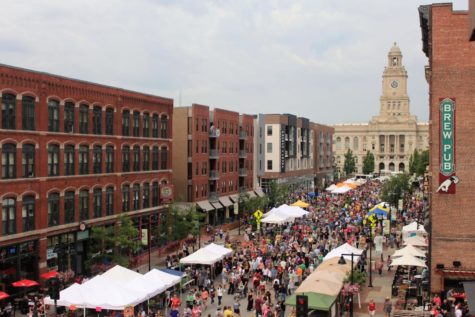 A large crowd enjoyed the second week of the Des Moines Farmers Market on May 27.