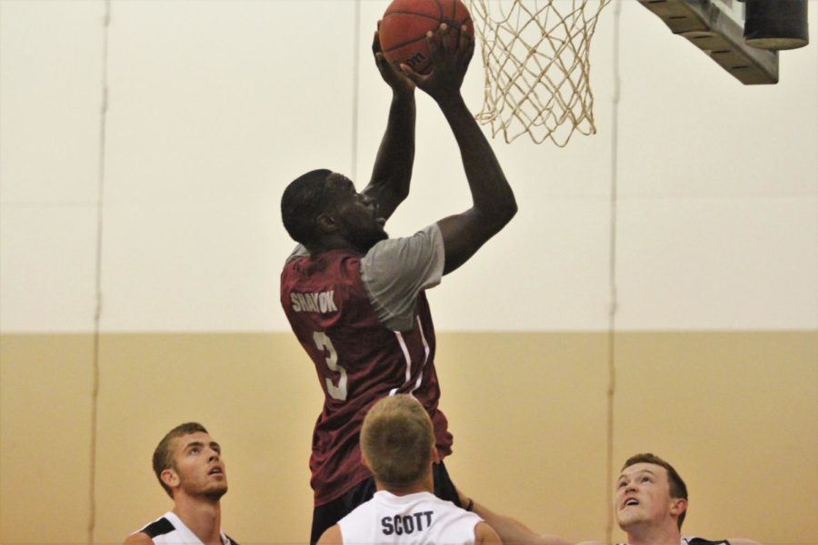 Marial Shayok scored for his team during a Capital City League game on July 9.