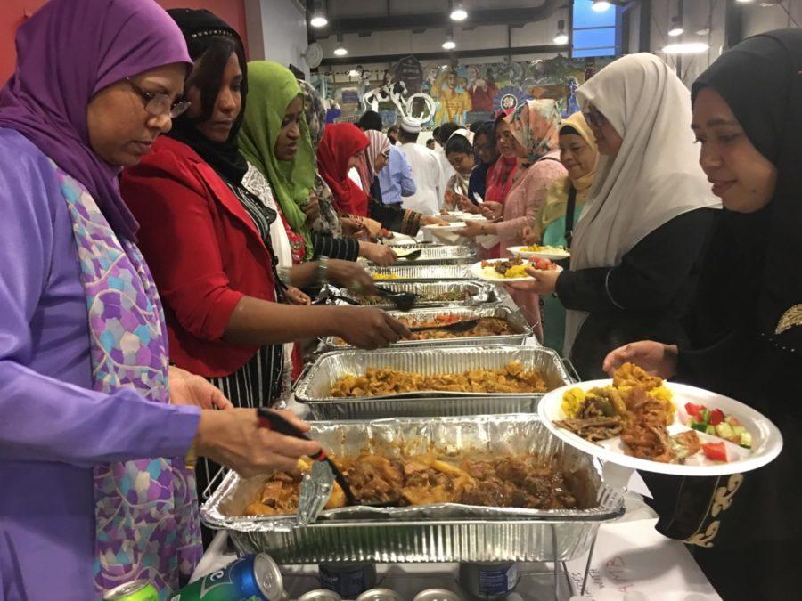 More than 200 people were fed during the Iftar dinner event on June 7. 