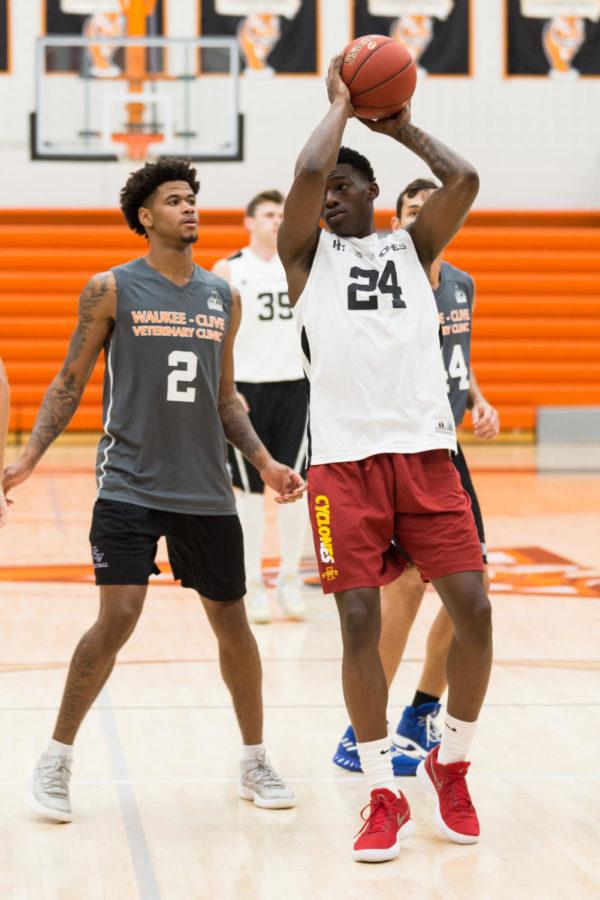 Members of the Iowa State Basketball Team took part in the second weekend of Cap City League games Sunday June 24 at Valley High School. This weekend seven ISU Players participated. 