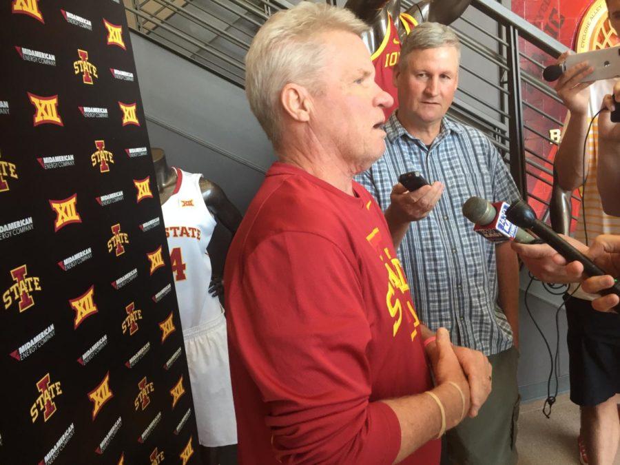 Iowa State Womens basketball head coach Bill Fennelly meets with the media on Thursday, August 9 ahead of the teams trip to Costa Rica.