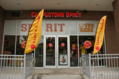 Campustown Spirit, located on Lincoln Way, sells Cyclone game day apparel and spirit wear. 