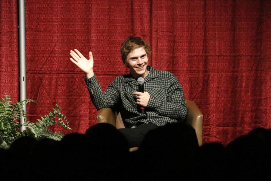 American Horror Story actor Evan Peters was in the Great Hall of the Memorial Union on Sept. 28. Peters took part in a Q&amp;A monitored by junior Les Mwirichia. “It's an incredible show to work on the cast is incredible they are all incredible actors and actresses who I never thought I would be working with,” Peters said on being apart of AHS.