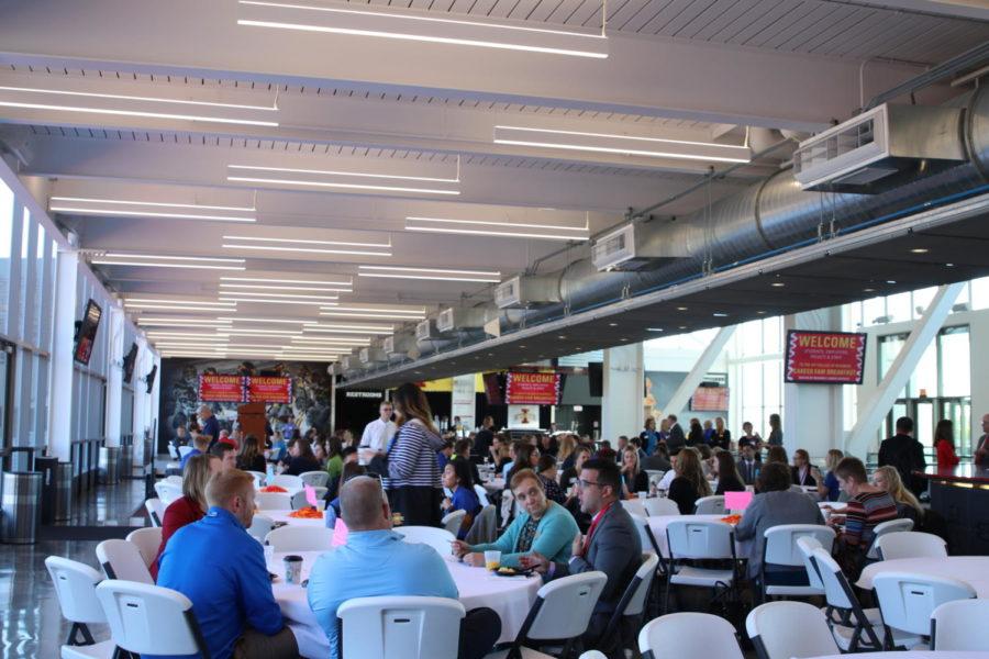 The Ivy College of Business Career Fair Breakfast is an annual networking event that is held before the Business, Industry and Technology Career.