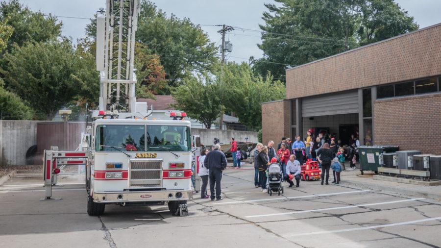 A scene from the 6th annual Ames Fire Department Open House on Oct. 13.