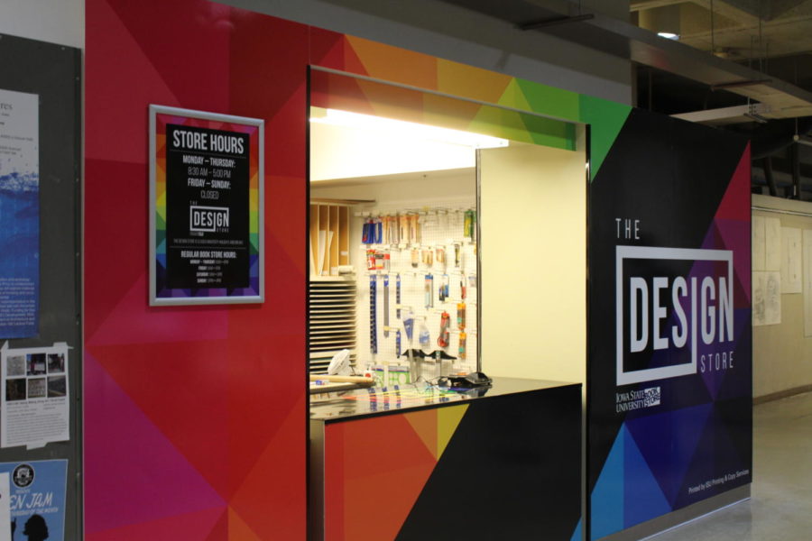 The design store, located on the second floor of the College of Design, is for students to get any art supplies they need.
