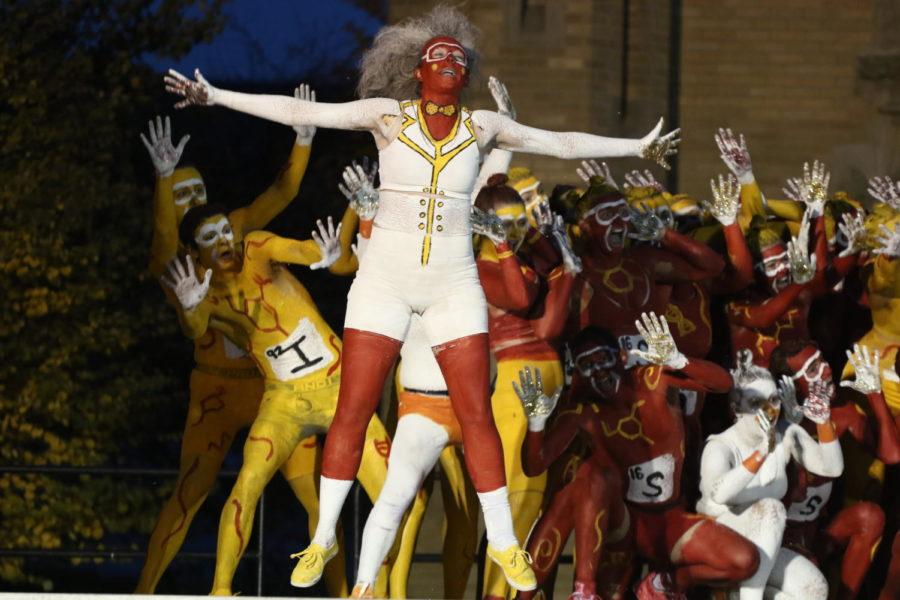 Second cuts of "Yell Like Hell," a long-standing Iowa State tradition, perform at second cuts Wednesday night. Finals will be held on Friday.