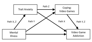 The possible pathways to video game addiction. 