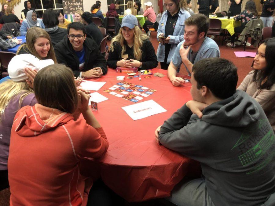 Students were able to play a variety of different card games, including UNO and BS.