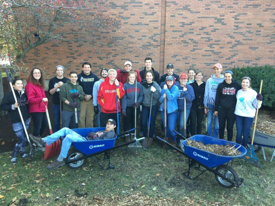 The compost team at Iowa State held a landscaping event in November 2017. They are looking to expand their club and increase members and projects in the next year. 