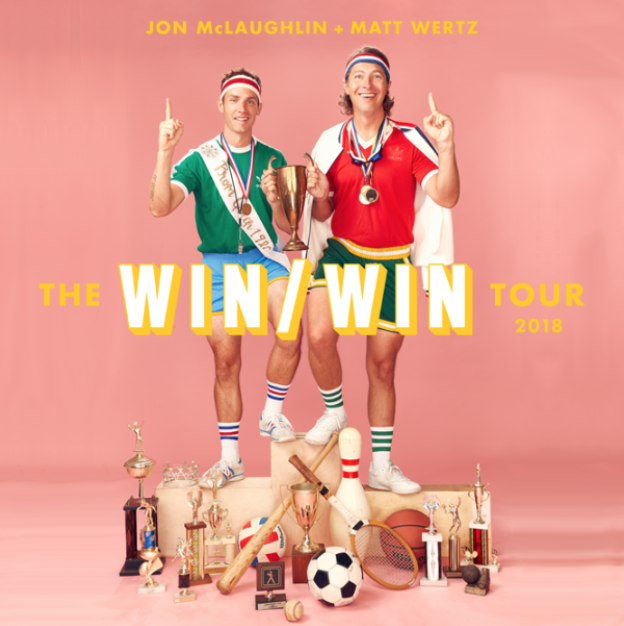 Longtime friends, Jon McLaughlin and Matt Wertz team up for their The Win/Win tour. The pair previously toured together in 2005.