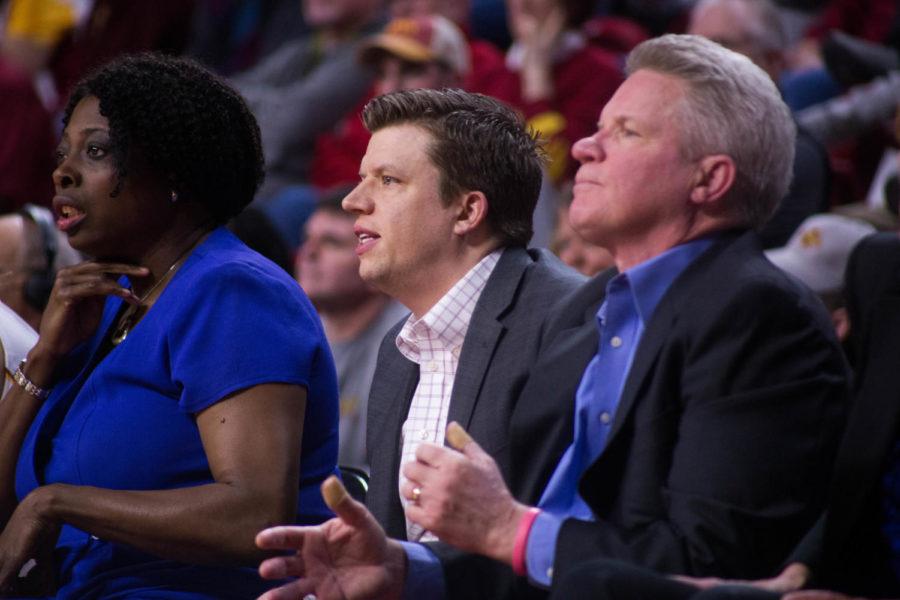 Assistant Coach Billy Fennelly watching his team play during their game against the Texas Longhorns on Feb. 24 
