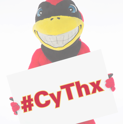 #CyThx at Iowa State University.