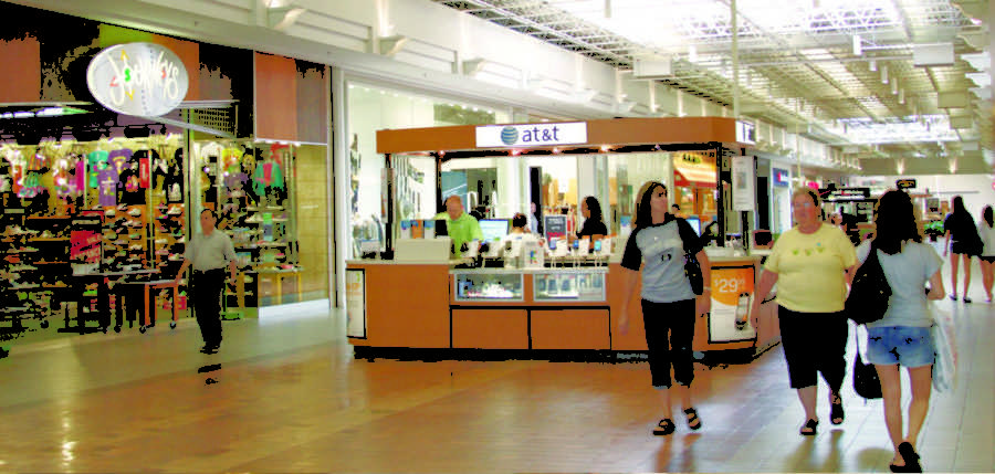 Brand-name retailers like American Eagle, Victorias Secret and Journeys attract college students to North Grand Mall, which is only a 15-minute drive from campus.
