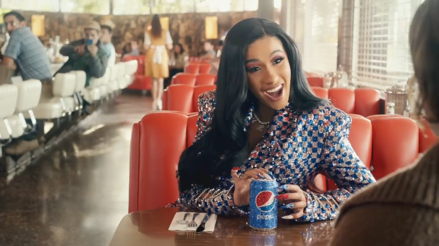 Cardi B appeared alongside Steve Carrell and Lil Jon in Pepsis Super Bowl LIII advertisement. Pepsi attempt to own the classic phrase Is Pepsi okay? when everyone knows you really wanted a Coke. 