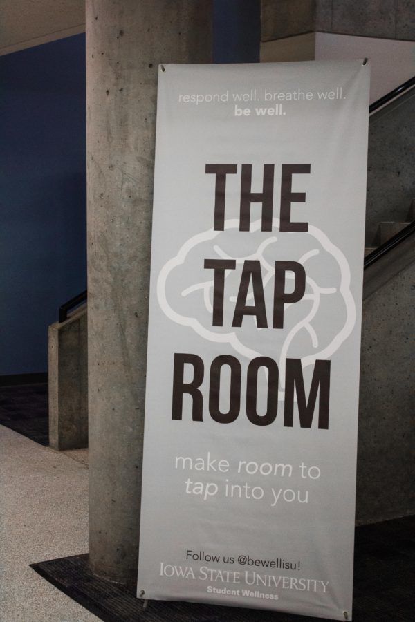 The Tap Room is a mental health escape put on by Student Wellness, located in the lower level of Parks Library.
