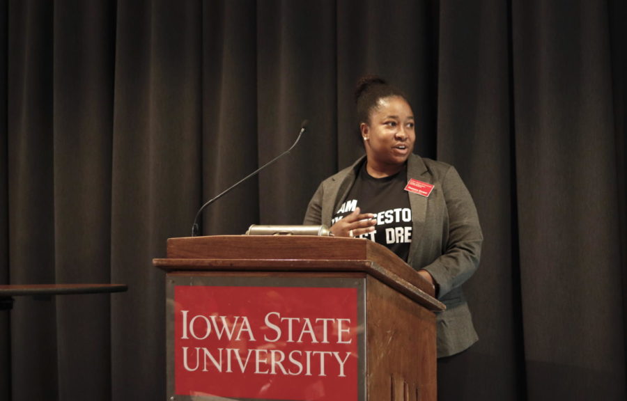 Theressa Cooper, who serves as the assistant dean for diversity for the Collegeof Agriculture and Life Sciences and adjunct assistant professor in the department of agricultural education and studies, delivers morning keynote for the 2019 ISCORE Conference on March 1.