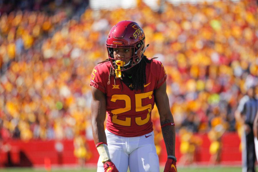 Iowa State defensive back Datrone Young will be one of Iowa States corners, who are tasked with replacing the graduated Brian Peavy and DAndre Payne.