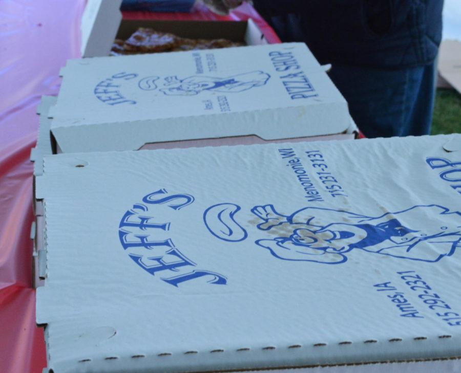 Jeffs pizza making an appearance on Iowa States Central Campus for Homecoming Week on Nov. 7. 
