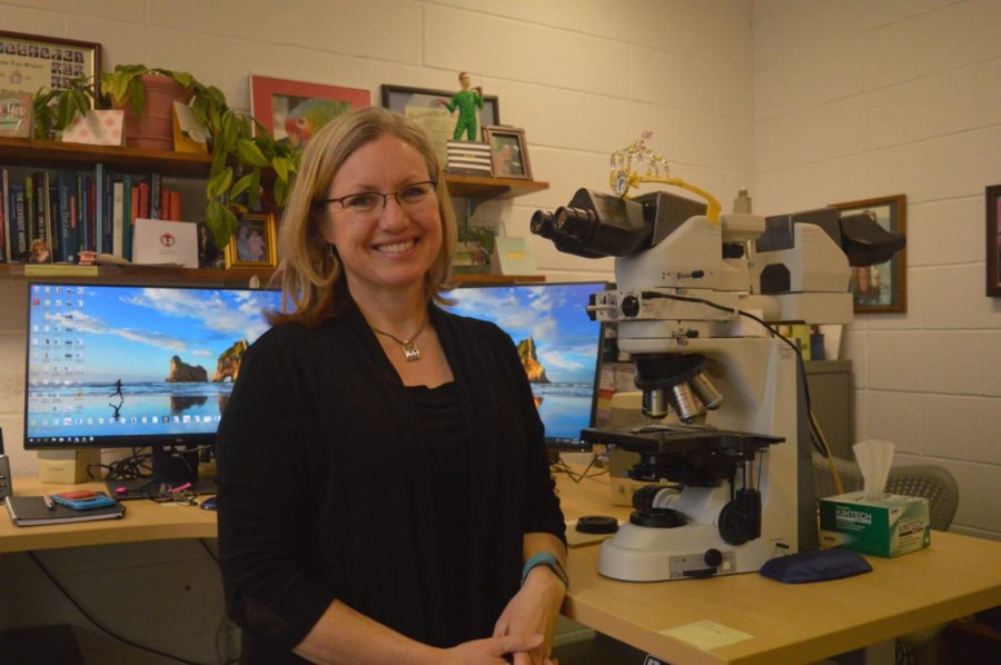 Dr. Amanda Fales-Williams, a professor in the college of veterinary sciences was just named the interim chair of the department of veterinary pathology. She will begin this position on April 1. 