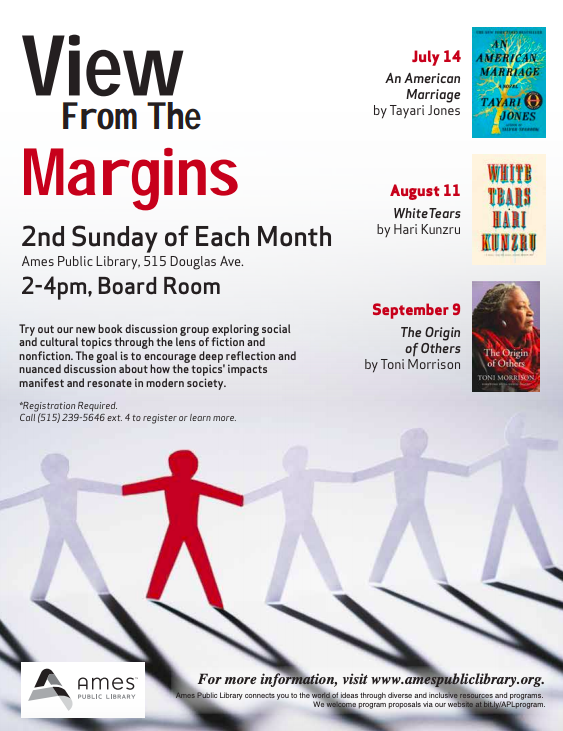 View from the Margins is a new book club that will focus on under-represented social groups. 