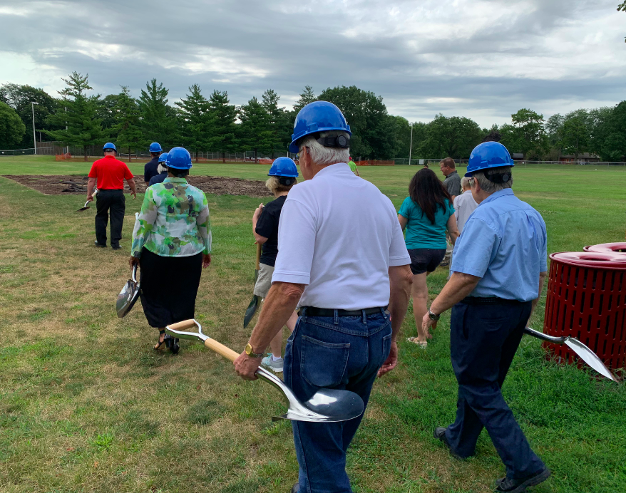 The Ames Miracle Playground and Field hosted its groundbreaking event Aug. 10 and invited key donors and visitors with special needs to participate in the ceremony. 