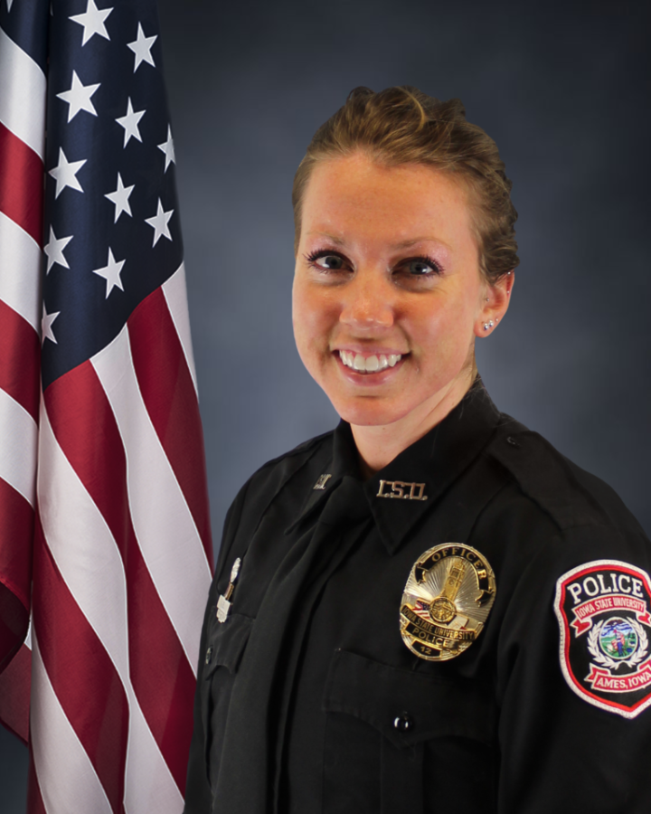 ISUPD Officer III Allison Bell is also a Homeless Outreach Liaison officer, Sexual Assault Response Team officer and police trainer. 
