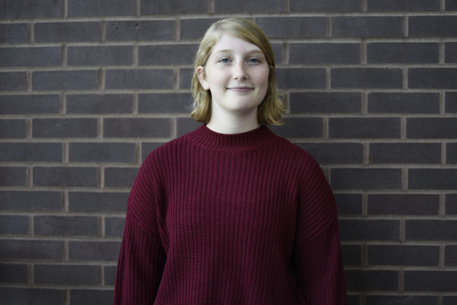 2019-2020 Managing Editor of Print Content Madelyn Ostendorf.